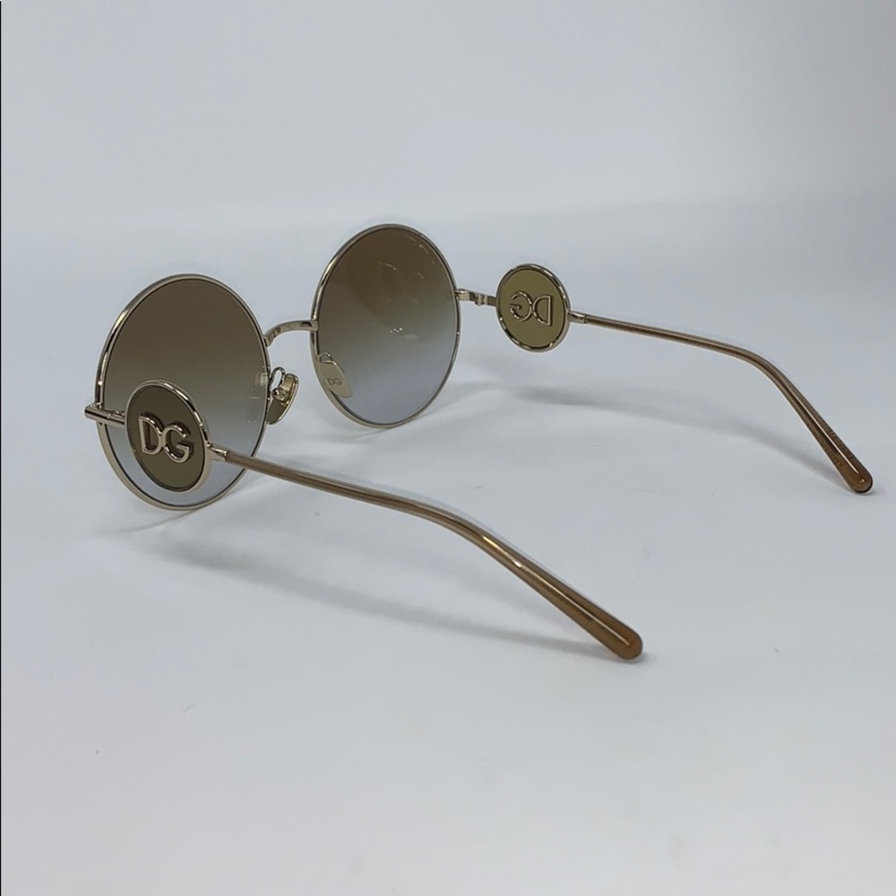 Dolce & Gabbana Large Round Sunglasses - Picture 4 of 6